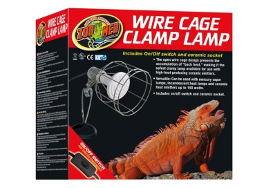 Corp de iluminat Zoo Med Wire Cage Clamp Lamp (max 150w)