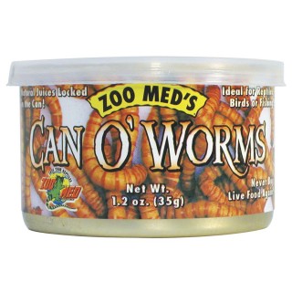 Hrana reptile conserva super worms Zoo Med Can O Worms 35g